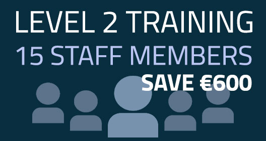 Level Two Food Safety Training Vouchers for 15 members of staff