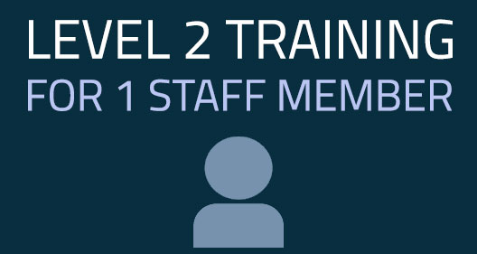 Level two training voucher for one member of staff